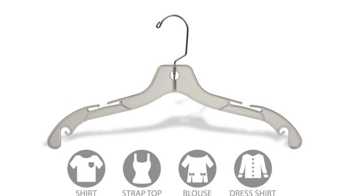 17 Clear Heavy Duty Top Hangers