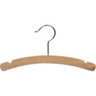 10" Natural Wood Top Hanger W/ Notches