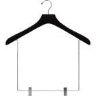 18" Black Wood Display Hanger W/ 10" Clips