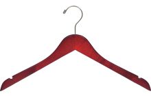 17" Cherry Wood Top Hanger W/ Notches