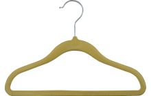 11 5/8" Kids Camel Velvet Suit Hanger