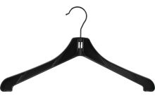 17" Black Plastic Top Hanger