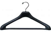Amber Home 17 Strong Black Metal Wire Clothes Hangers 30 Pack, Heavy Duty  Coat Hangers, Standard Suit Hangers for Jacket, Shirt, Dress (Black, 30)